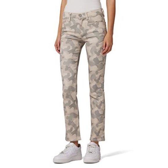 HUDSON Jeans Nico Mid-Rise Straight in Peyote Camo 1 Peyote Camo 1 25 30